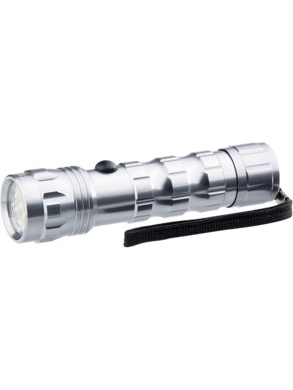 Фонарик светодиодный, алюминиевый корпус, влагозащищенный, 12 Led, 3 х ААА Stern