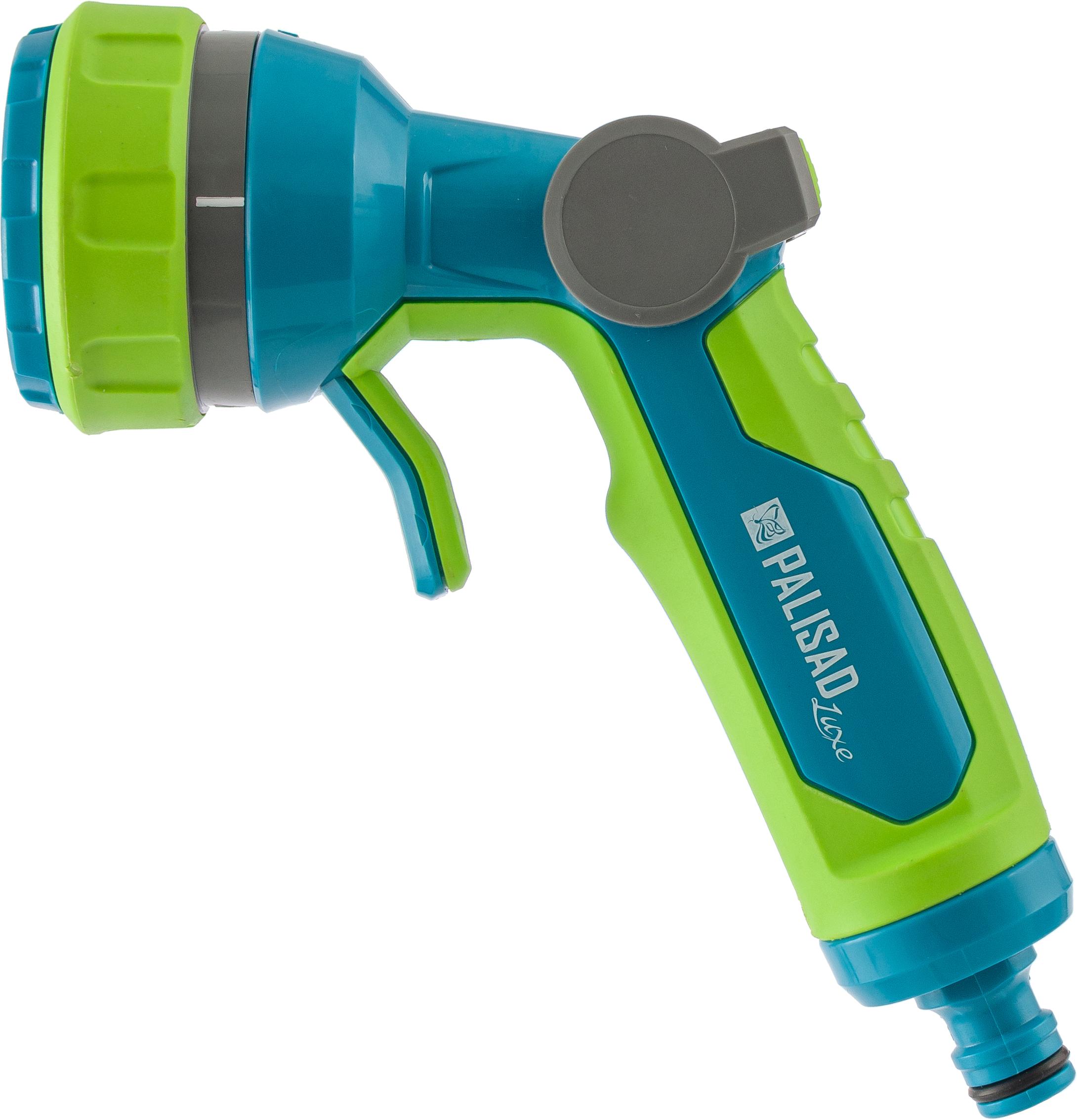Пистолет-распылитель, 4 режима, плавный регулятор напора, Luxe Palisad