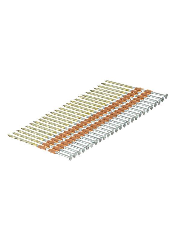 Гвозди для пнев. нейлера (оцинк.), длина - 90 мм, диам. - 3,05 мм, 2000 шт. Denzel