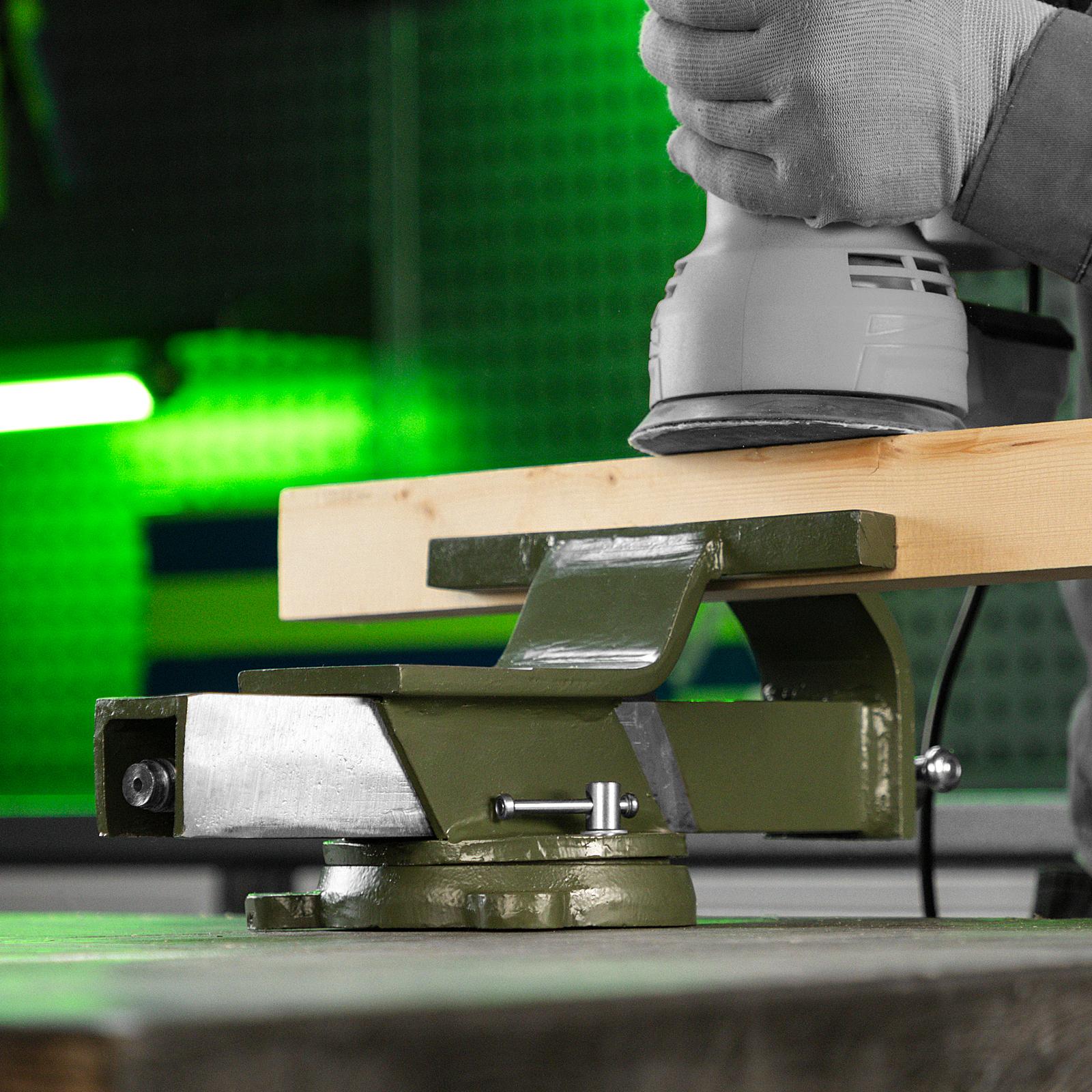 Тиски слесарные, 200 мм, стальные, поворотные// Сибртех