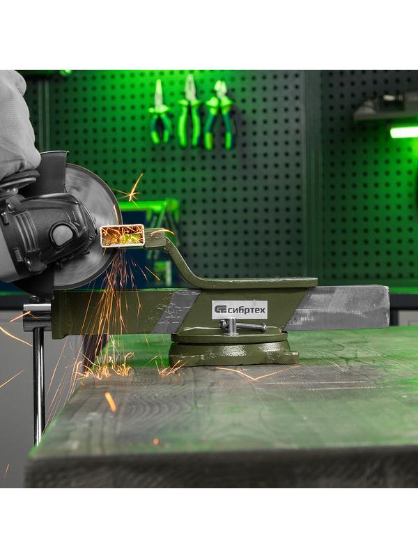 Тиски слесарные, 200 мм, стальные, поворотные// Сибртех