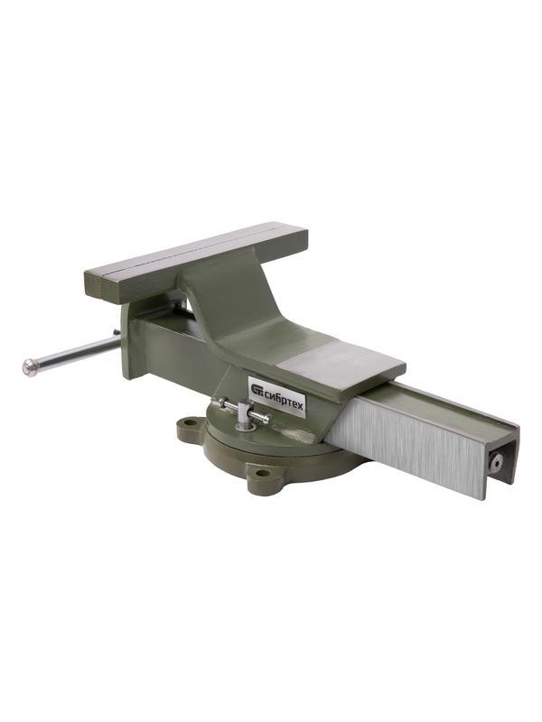 Тиски слесарные, 200 мм, стальные, поворотные// Сибртех