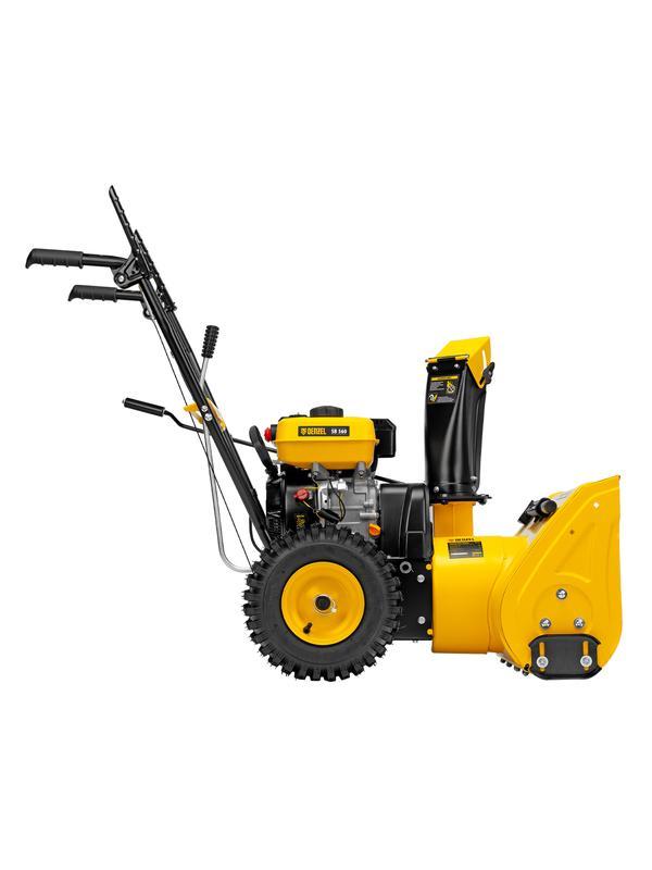 Бензиновая снегоуборочная машина SB 560, 212 cc, ручной старт Denzel
