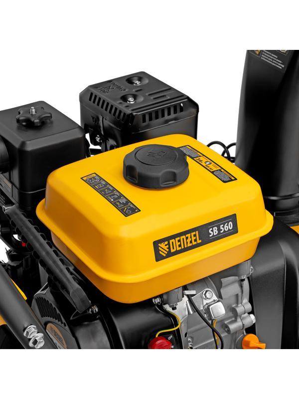 Бензиновая снегоуборочная машина SB 560, 212 cc, ручной старт Denzel