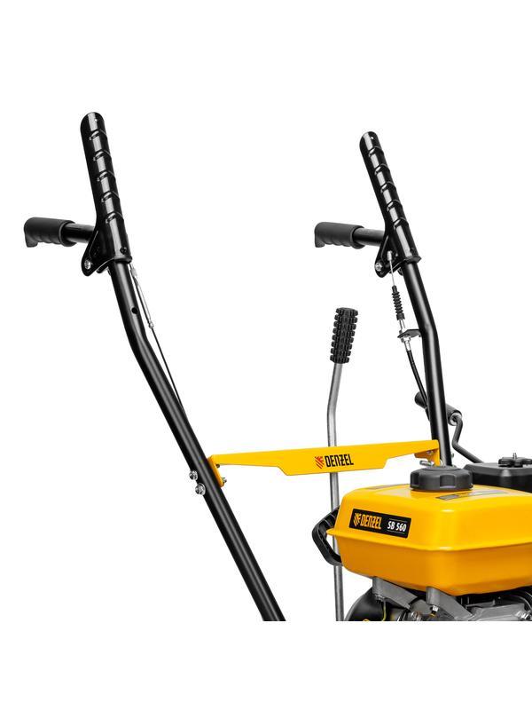 Бензиновая снегоуборочная машина SB 560, 212 cc, ручной старт Denzel