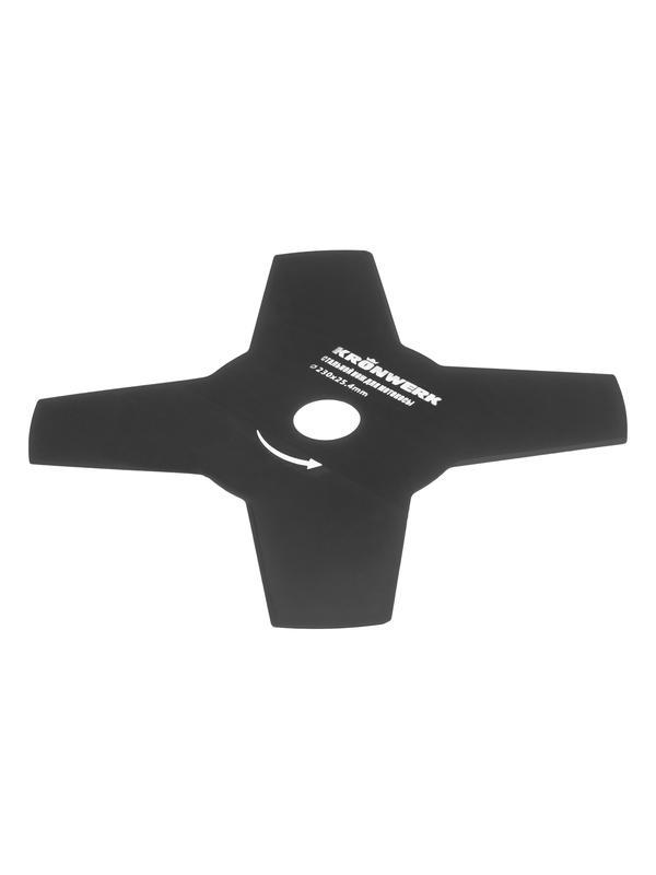 Нож для триммера 230х25,4, 4 лезвия Kronwerk