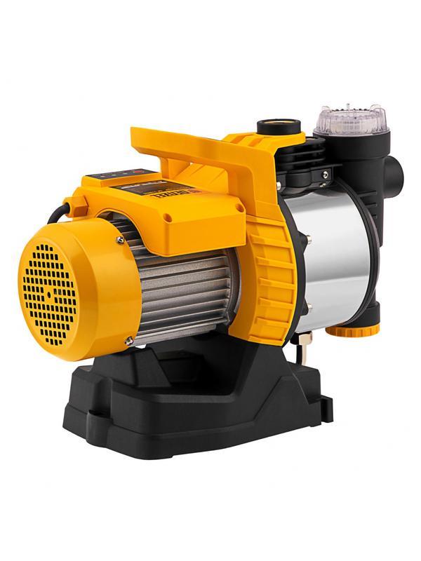 Садовый поверхностный насос GP1100SS, 1100 Вт, 4000 л/ч, подъем 45 м, пластик Denzel