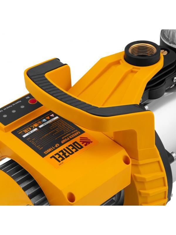 Садовый поверхностный насос GP1100SS, 1100 Вт, 4000 л/ч, подъем 45 м, пластик Denzel