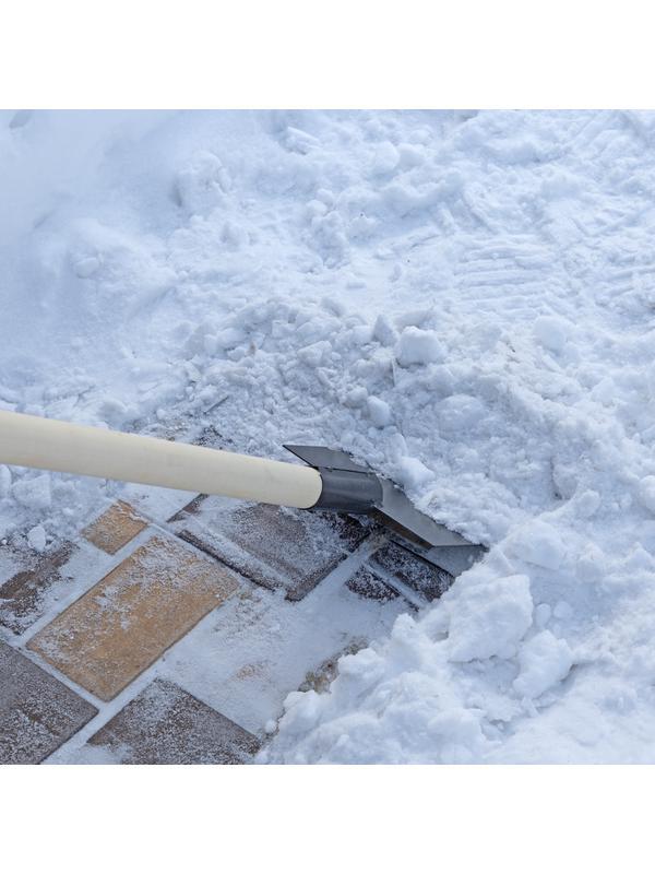 Ледоруб-скребок 200 мм, 1 кг, деревянный черенок, Россия, Сибртех