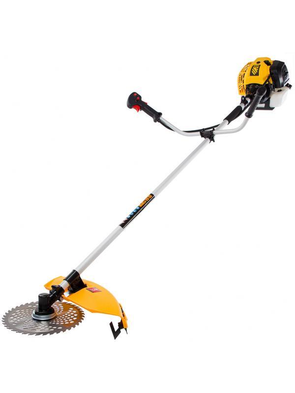 Триммер бензиновый DT 43, 43 см3, 2.5 л. с, неразъемная штанга, состоит из 2 частей Denzel