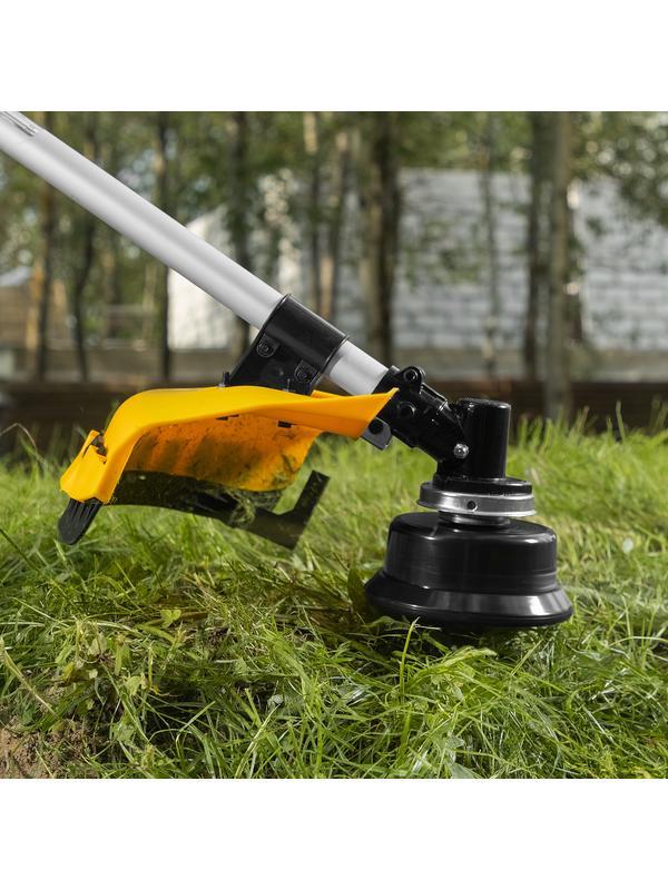 Триммер бензиновый DT 43, 43 см3, 2.5 л. с, неразъемная штанга, состоит из 2 частей Denzel