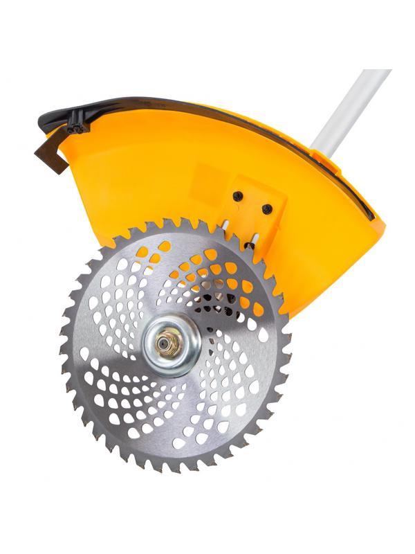 Триммер бензиновый DT 43, 43 см3, 2.5 л. с, неразъемная штанга, состоит из 2 частей Denzel