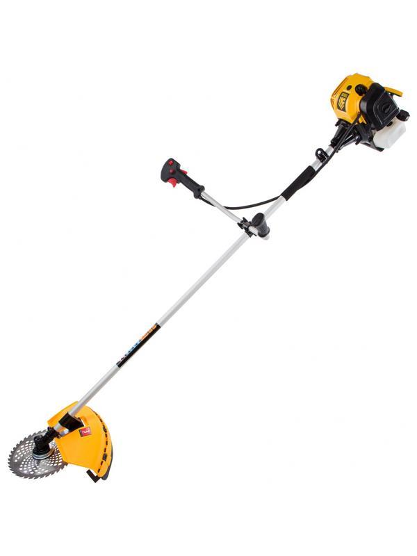 Триммер бензиновый DT 43, 43 см3, 2.5 л. с, неразъемная штанга, состоит из 2 частей Denzel