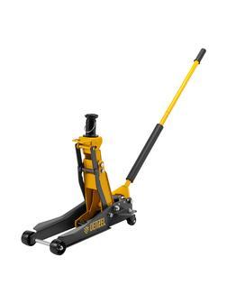 Домкрат гидравлический подкатной, 2/3 т, 98-770 мм, быстрый подъем, низ. подхват, проф, SUV Denzel