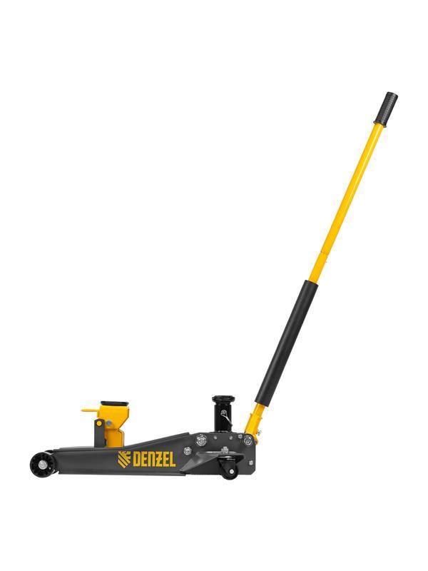 Домкрат гидравлический подкатной, 2/3 т, 98-770 мм, быстрый подъем, низ. подхват, проф, SUV Denzel