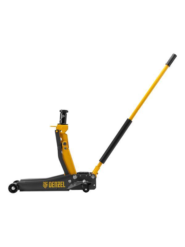 Домкрат гидравлический подкатной, 2/3 т, 98-770 мм, быстрый подъем, низ. подхват, проф, SUV Denzel
