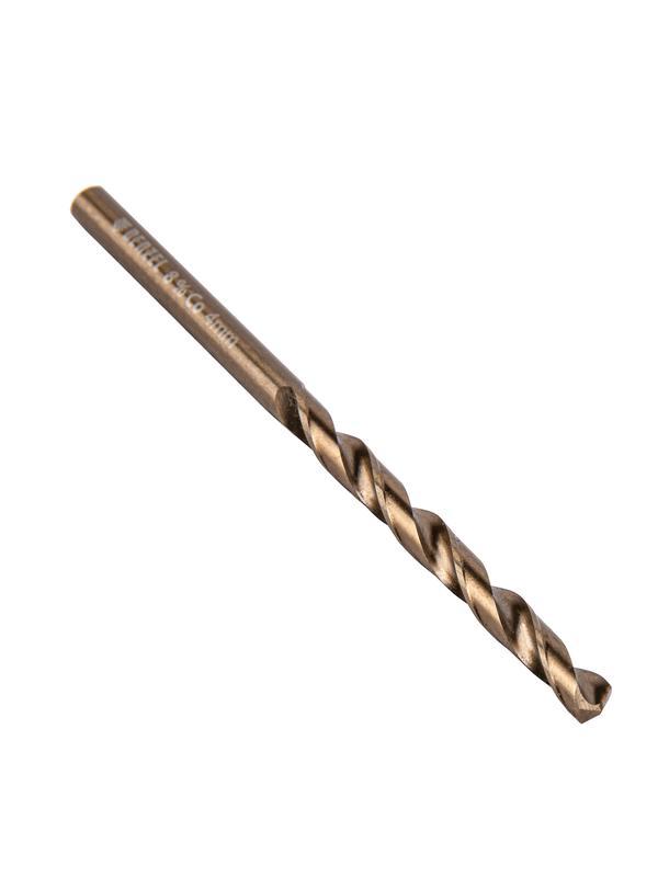 Сверло по металлу, 4 мм, HSS Co-8%// Denzel