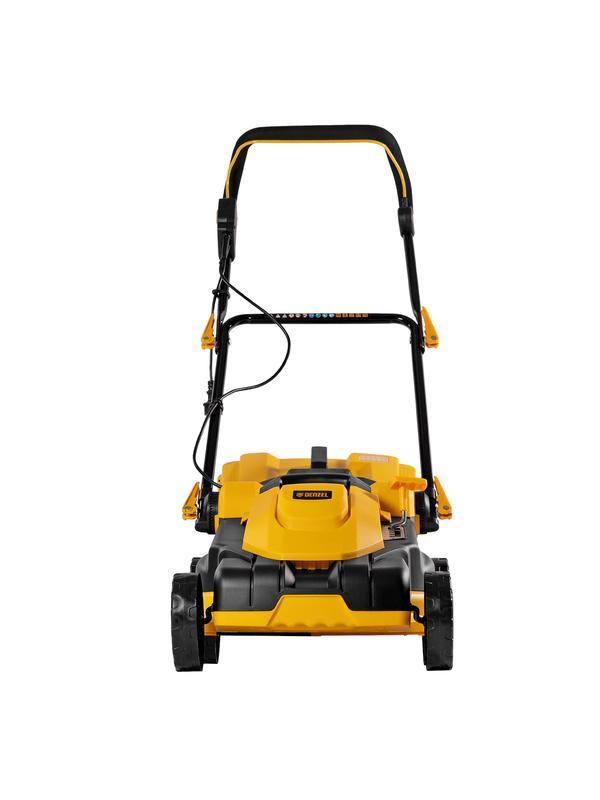 Газонокосилка электрическая GM-2000, 2000 Вт, ширина 43 см, 6 уровней, травосборник 45 л. Denzel