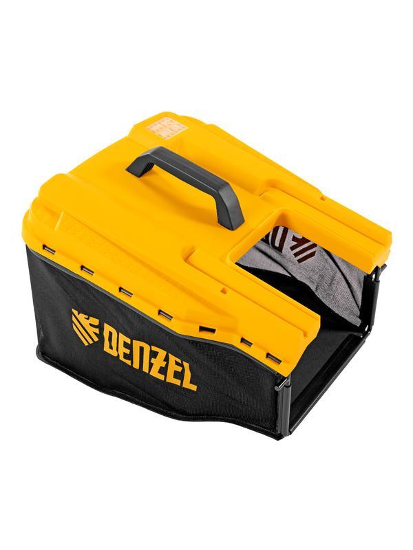 Газонокосилка электрическая GM-2000, 2000 Вт, ширина 43 см, 6 уровней, травосборник 45 л. Denzel