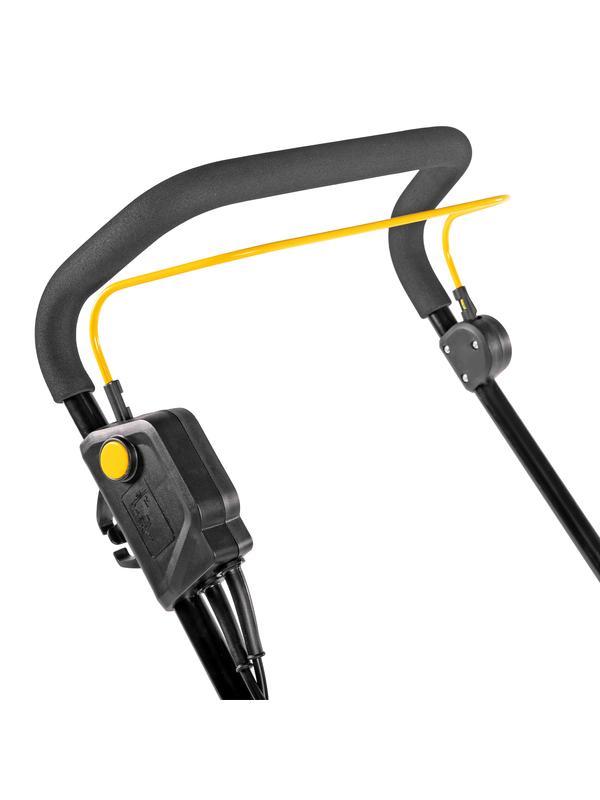 Газонокосилка электрическая GM-2000, 2000 Вт, ширина 43 см, 6 уровней, травосборник 45 л. Denzel