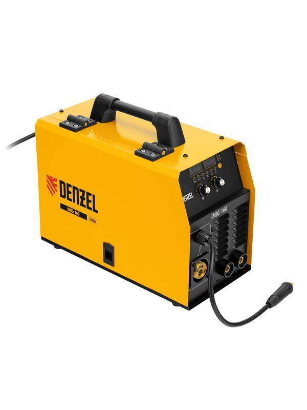 Аппарат инвертор. полуавтомат. cварки IMIG-160 Synergy, 160 А, ПВ 60%, катушка 5 кг// Denzel