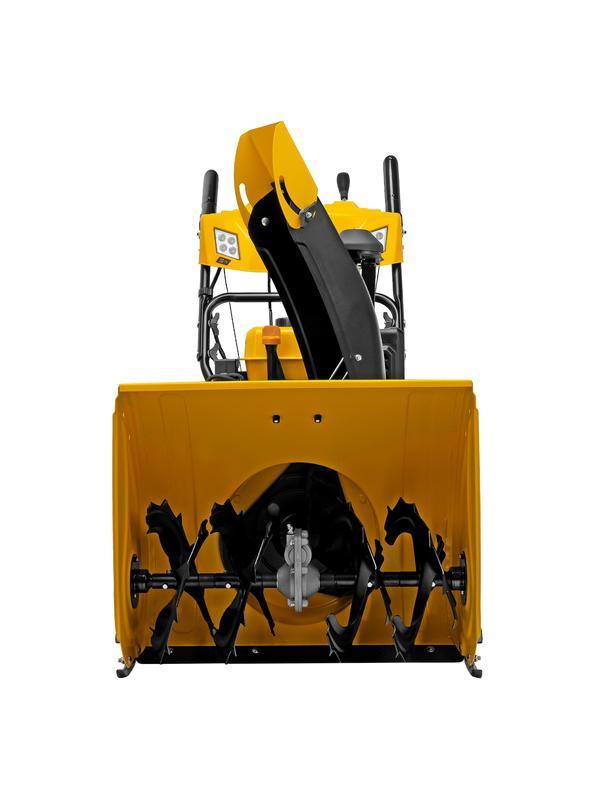Бензиновая снегоуборочная машина SBM 610S PRO, 212 cc, электростартер, фара, обогрев Denzel