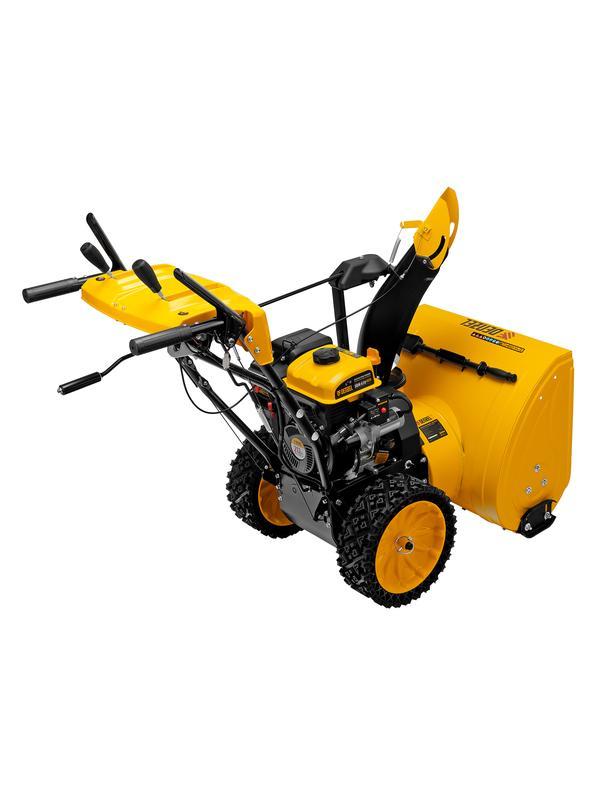 Бензиновая снегоуборочная машина SBM 610S PRO, 212 cc, электростартер, фара, обогрев Denzel