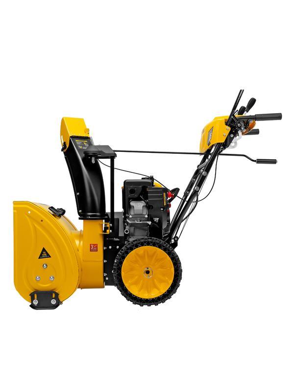 Бензиновая снегоуборочная машина SBM 610S PRO, 212 cc, электростартер, фара, обогрев Denzel