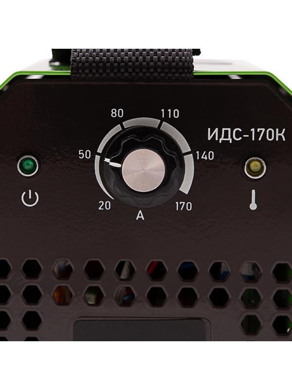 Инверторный аппарат дуговой сварки ИДС-170K, 170 А, ПВ 80%, диаметр электрода 1,6-3,2 мм Сибртех