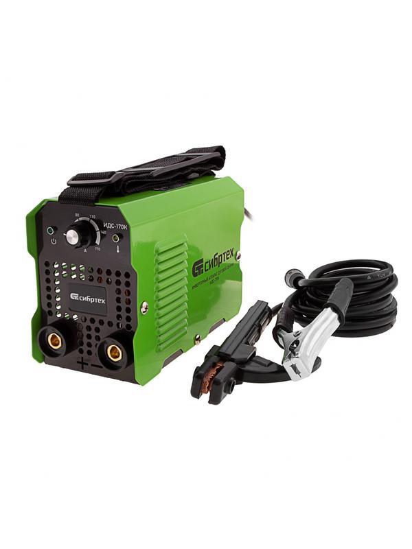 Инверторный аппарат дуговой сварки ИДС-170K, 170 А, ПВ 80%, диаметр электрода 1,6-3,2 мм Сибртех