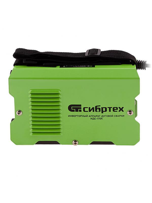 Инверторный аппарат дуговой сварки ИДС-170K, 170 А, ПВ 80%, диаметр электрода 1,6-3,2 мм Сибртех