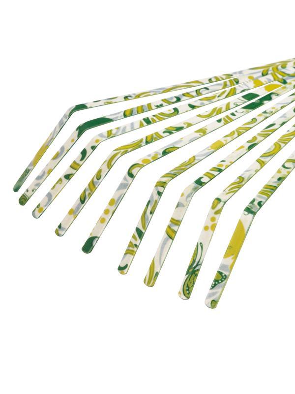 Грабли веерные 9 - зубые, 75 х 385 мм, стальные, пластиковая рукоятка, Flower Green, Palisad