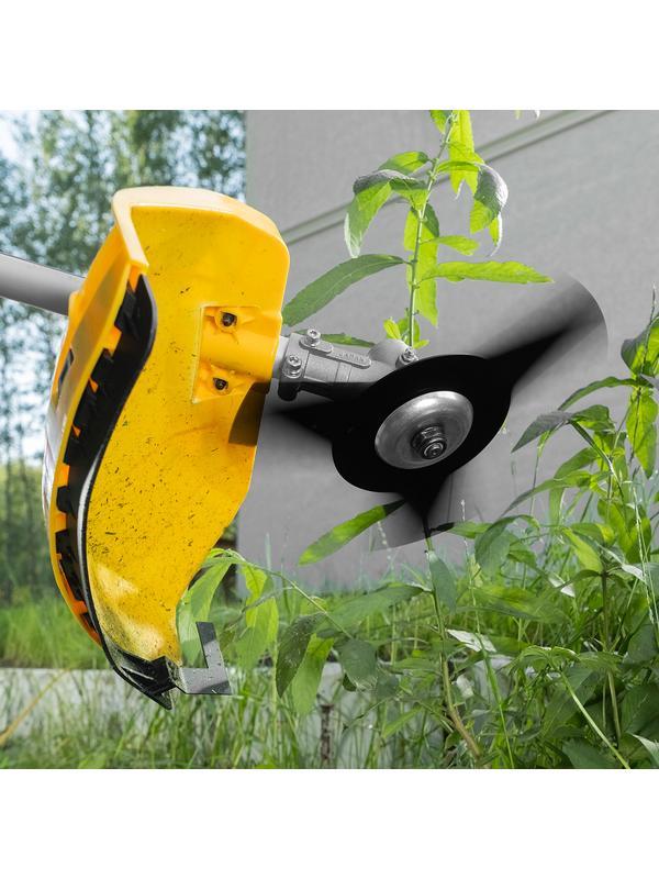 Триммер электрический TE-1220, 1200 Вт, 380 мм, катушка, диск, разборная штанга Denzel