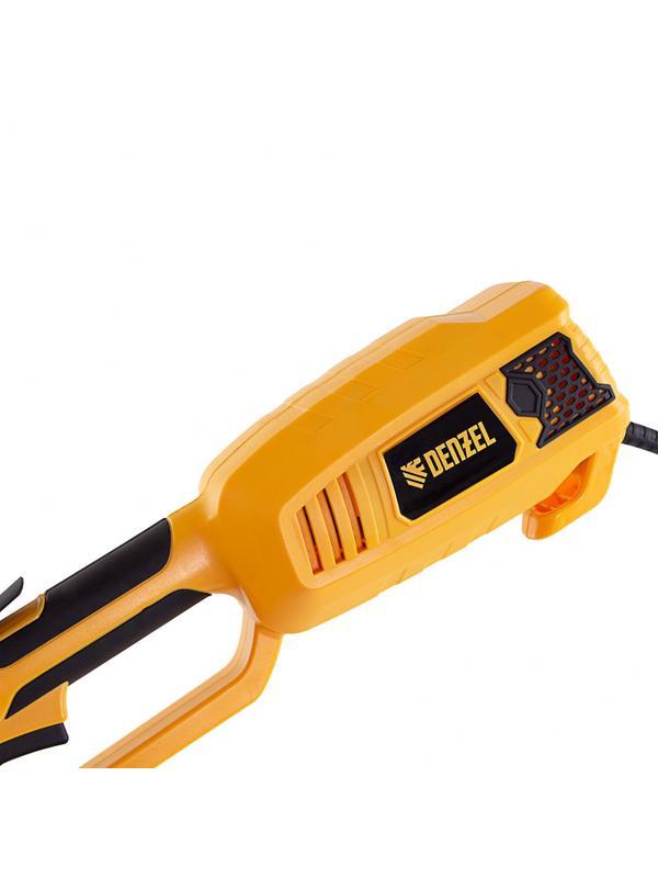 Триммер электрический TE-1220, 1200 Вт, 380 мм, катушка, диск, разборная штанга Denzel