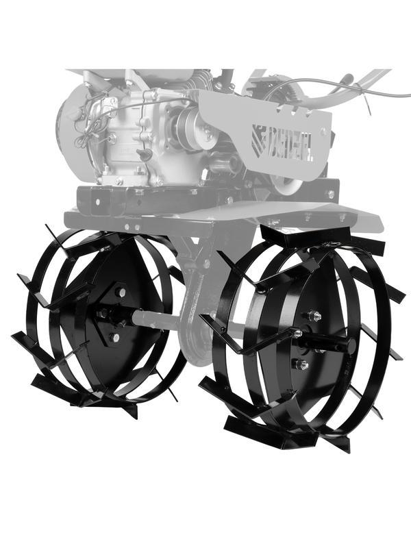 Грунтозацепы 425/200 мм, посадка круг 30 мм, комплект 2 шт// Denzel