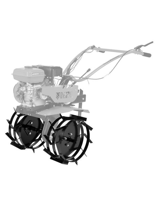 Грунтозацепы 425/200 мм, посадка круг 30 мм, комплект 2 шт// Denzel