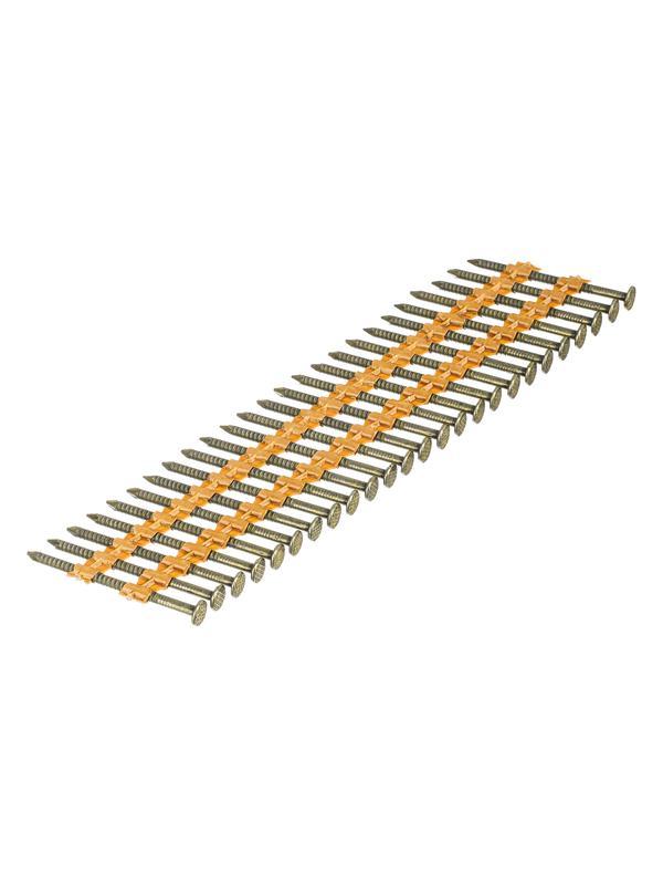 Гвозди для пнев. нейлера (крашен.), длина - 50 мм, диам. - 2,9 мм, 2000 шт. Denzel