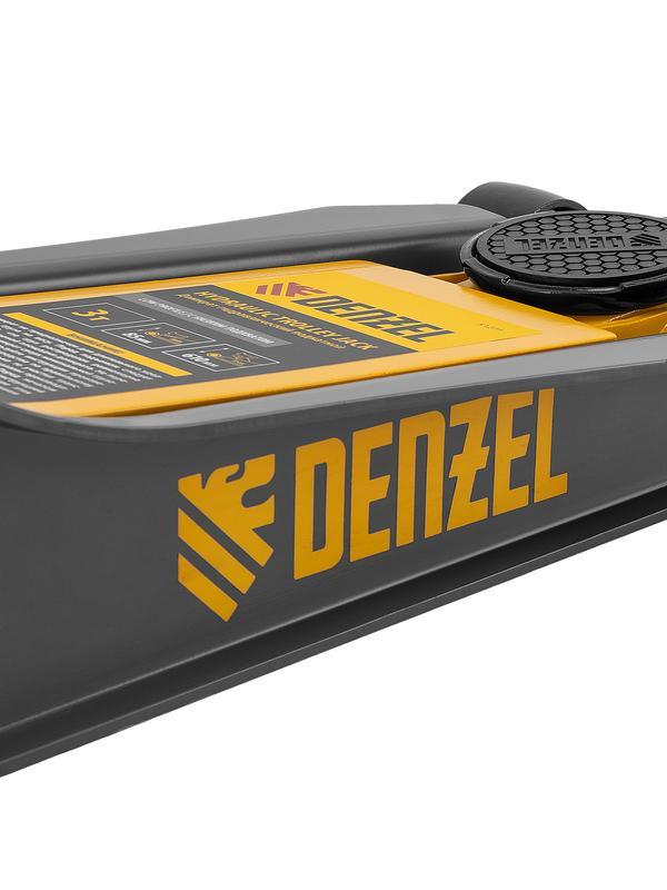 Домкрат гидравлический подкатной, 3 т, 85-610 мм, быстрый подъем, низ. подхват, проф, SUV Denzel