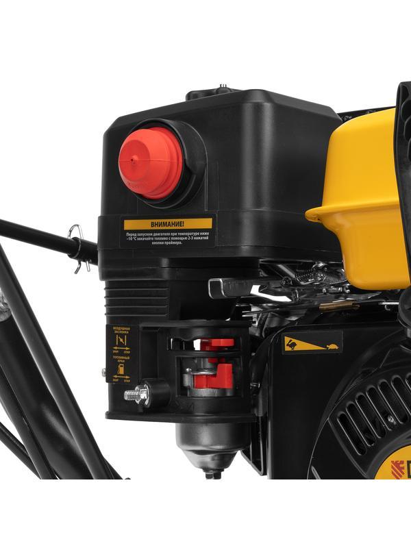 Гибридная снегоуборочная машина с функц. подметания SWB-600, 212 сс, руч. старт, 2 насадки Denzel