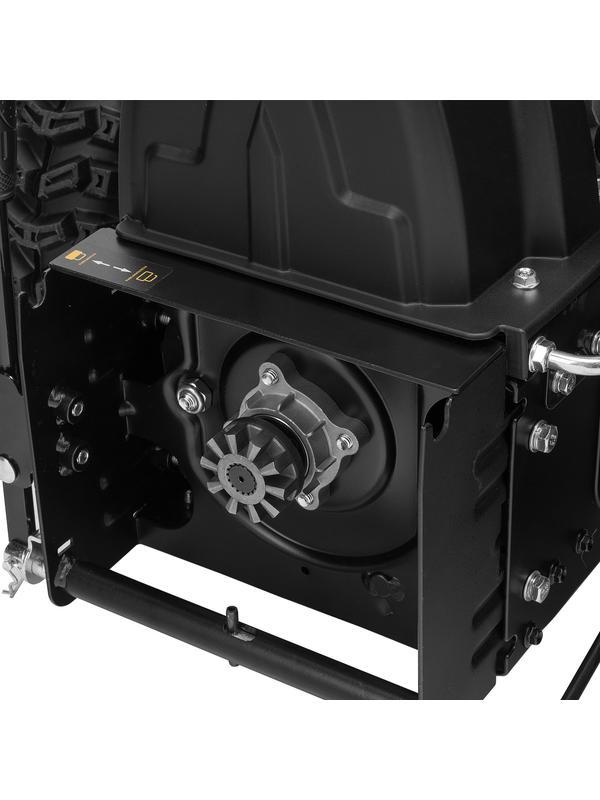 Гибридная снегоуборочная машина с функц. подметания SWB-600, 212 сс, руч. старт, 2 насадки Denzel