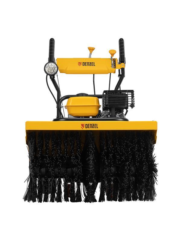 Гибридная снегоуборочная машина с функц. подметания SWB-600, 212 сс, руч. старт, 2 насадки Denzel