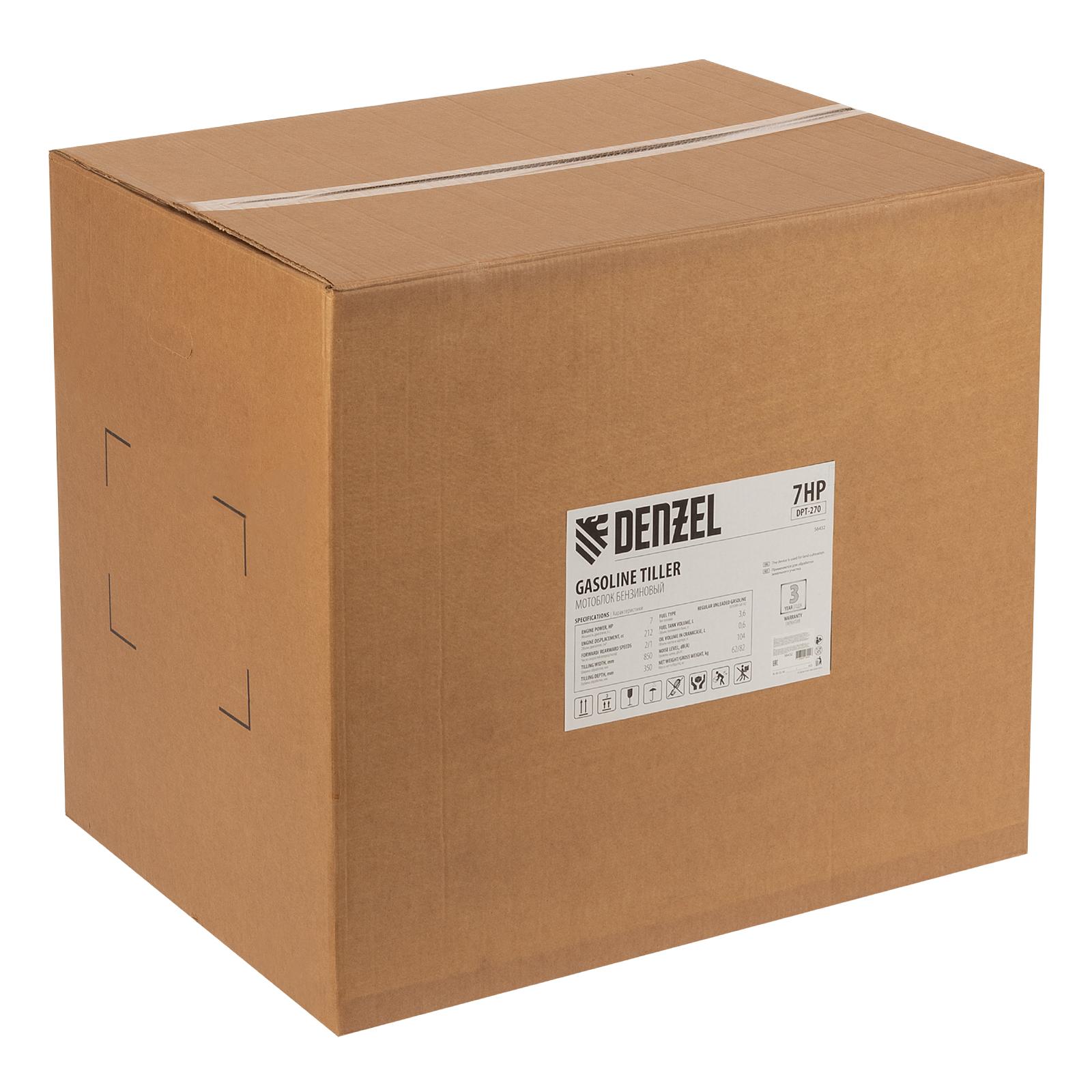 Мотоблок DPT-170, 7 л.с., ремен.сцеп, шир 85 см, глуб 35 см,фрез 3х3,ШОМ,скор 2В/1Н,кол 8