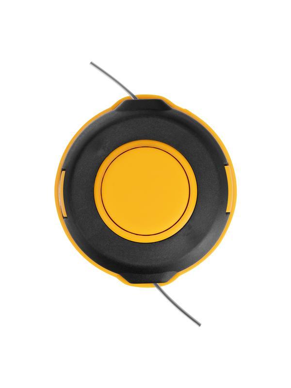 Катушка универсальная триммерная, гайка М8 х 1.25, гайка М10, винт М8-М10, левая резьба, шаг 1.25 мм Denzel