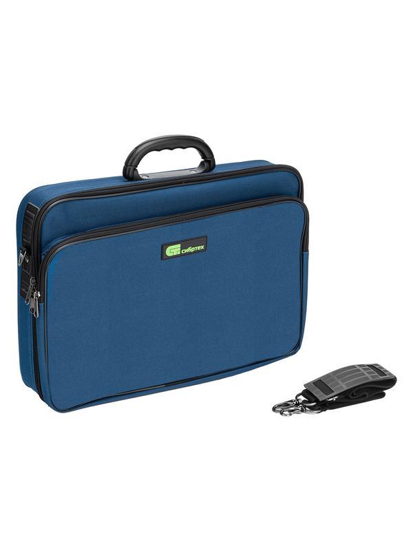 Кейс монтера, 470х340х110 мм, 25 карманов, наплечный ремень Сибртех