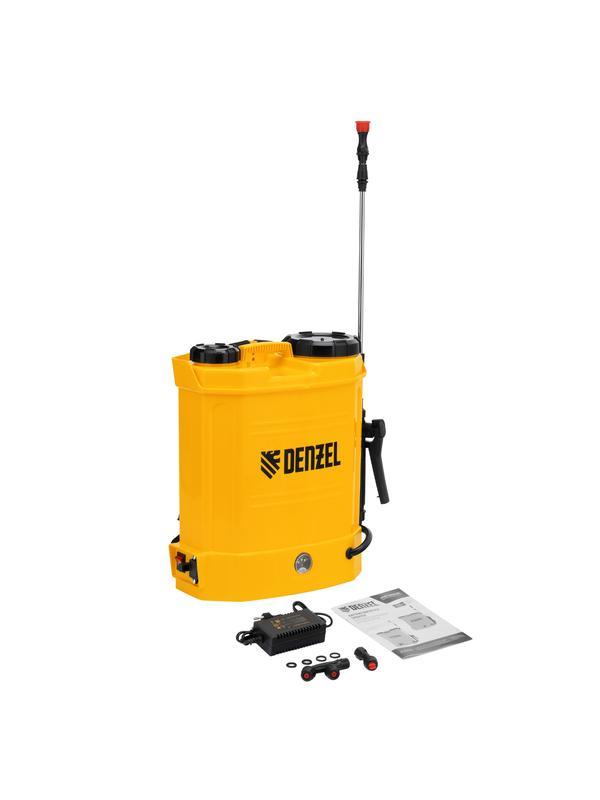 Опрыскиватель ранцевый аккумуляторный D-12LA, 12 л, 12 В, 8 Ач// Denzel