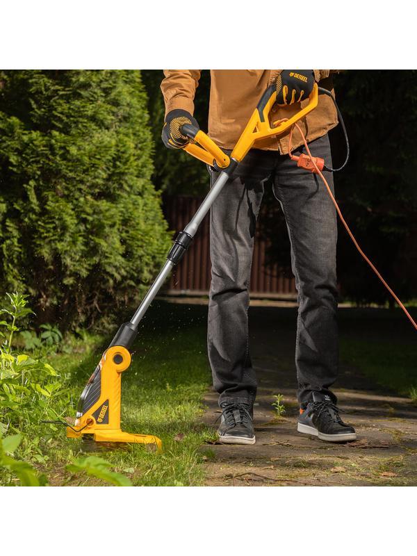 Триммер электрический TE-650, 650Вт,330мм,катушка автомат,телескоп.штанга,регул. углы накл.// Denzel