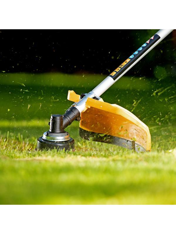 Триммер бензиновый DTL-52, 52 см3, неразъемная штанга, состоит из 2 частей Denzel