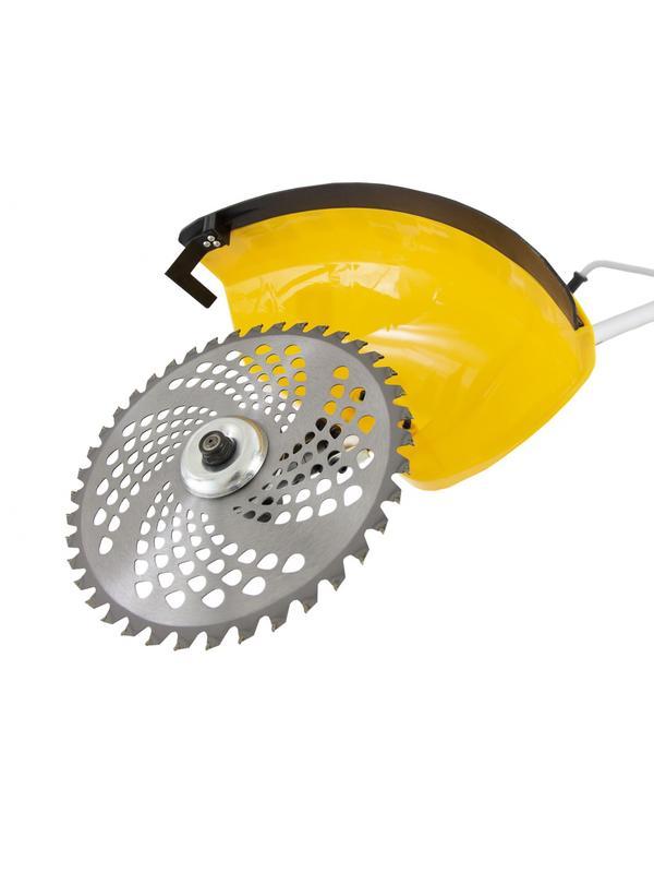 Триммер бензиновый DTL-52, 52 см3, неразъемная штанга, состоит из 2 частей Denzel