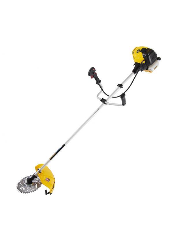 Триммер бензиновый DTL-52, 52 см3, неразъемная штанга, состоит из 2 частей Denzel