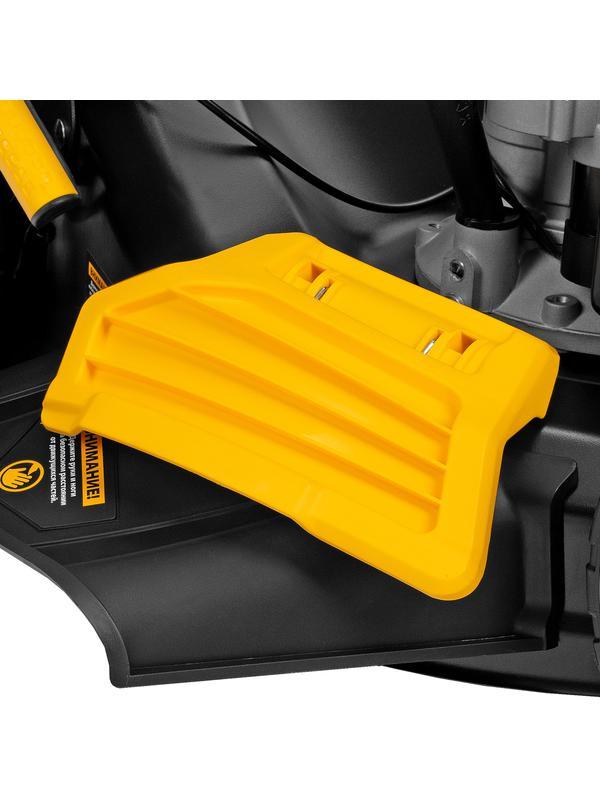 Газонокосилка бензиновая GLD-520SP-VE, 196 см3, ширина 52 см, привод, вариатор, электрический старт, 60 л Denzel